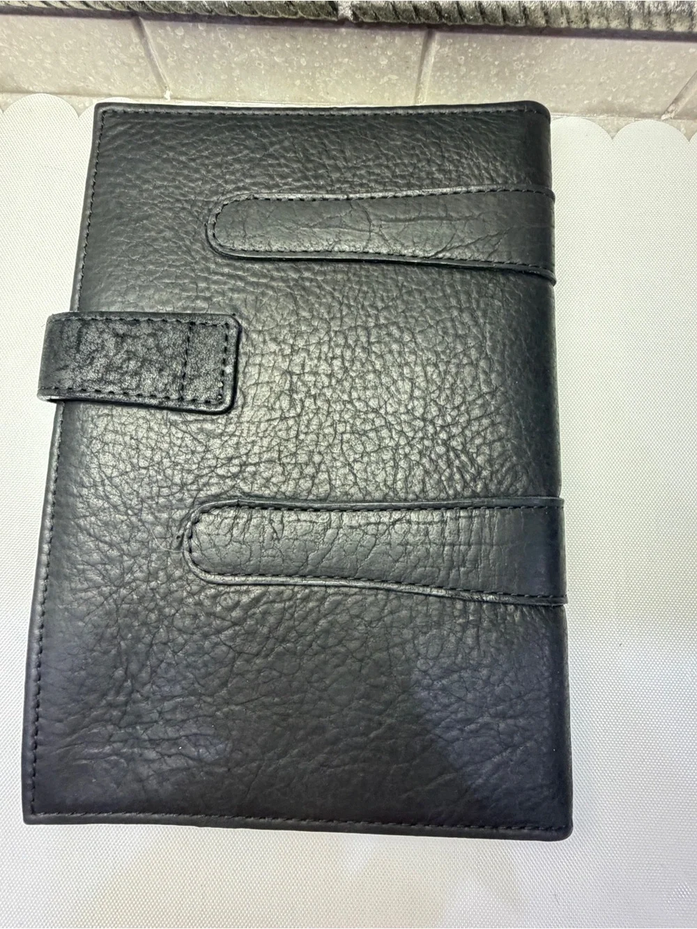Bison Hide Leather Cover A5 Size